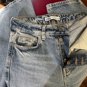 ZARA Straight Leg Denim Pants
